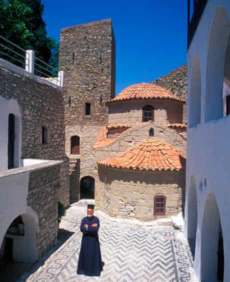 Monastery on Tilos island