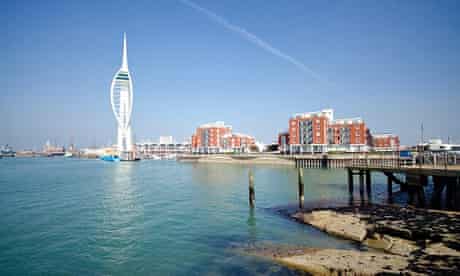 Portsmouth Harbour with Spinnaker Tower