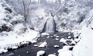 Glenoe waterfall, County Antrim, Northern Ireland
