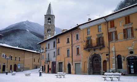Winter in Leonessa, Italy.