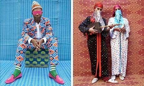 Portraits by Marrakech-born pop artist Hassan Hajjaj, popularly known as Morocco's Andy Warhol.