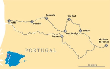 Douro map