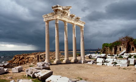 The Temple of Apollo, Side, Turkey.