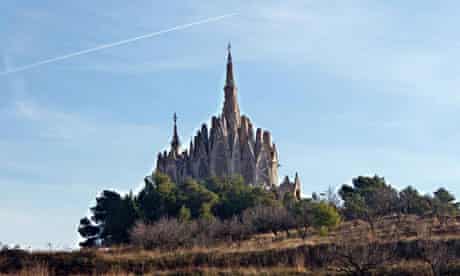 Jujol’s Santuari de Montserrat, in Catalonia sits like a fairytale castle on a hill
