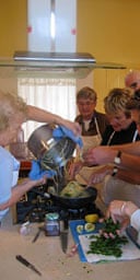 Diane Seed takes a cookery class in Puglia