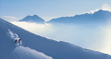 Skiing, St Anton, Austria