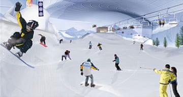 Artist's impression, Ski Dubai