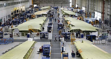 Airbus A360 being assembled in Broughton