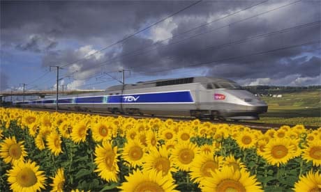 TGV train in France