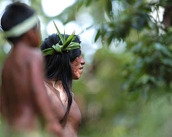 Huaorani tribes people, Ecuador