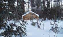 Guy Grieve's cabin in Alaska