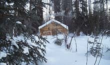 Guy Grieve's cabin in Alaska