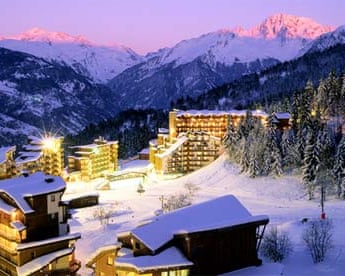La Tania ski resort, France