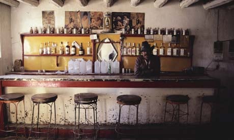 A Mexican cantina bar