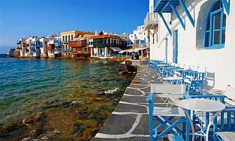 Mykonos in the Cyclades Islands, Greece