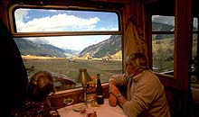 The Glacier Express train, Switzerland