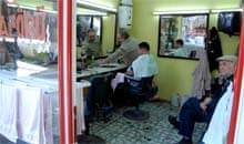 Barber shop in Cihangir district of Istanbul
