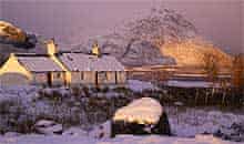 Black Rock Cottage in Glencoe, Scotland