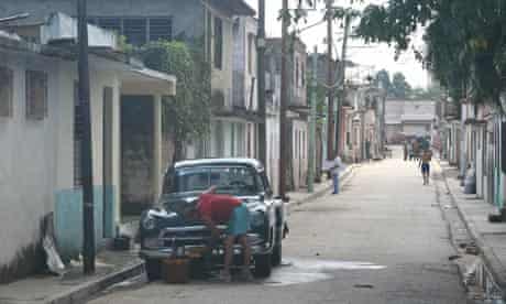 A back street in Santa Clara, Cuba