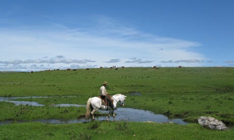 Horse riding in Panagea, Uruguay