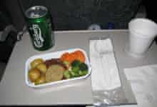 Meal on budget flight with AirAsia X