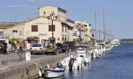 The coastal town of Marseillan, France