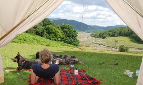 Camping in Graig Wen, Snowdonia Wales