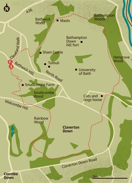 Bath Skyline Walk Map Walking route: Bath skyline | Travel | The Guardian Bath Skyline Walk Map Walking route: Bath skyline | Travel | The Guardian