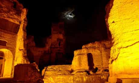 Night tours of Baths of Caracalla, Rome