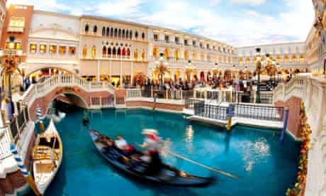 Gondola in the Venetian Hotel, Las Vegas USA