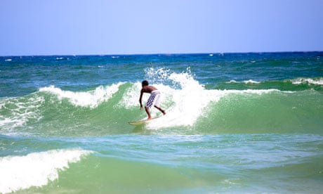 Surfing in Dakar