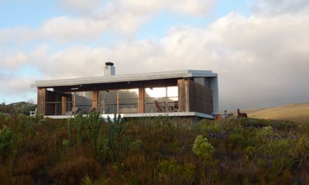 Green setting … one of the ‘fynbos suites’ at Farm 215