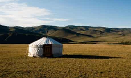 ger camp in Mongolia