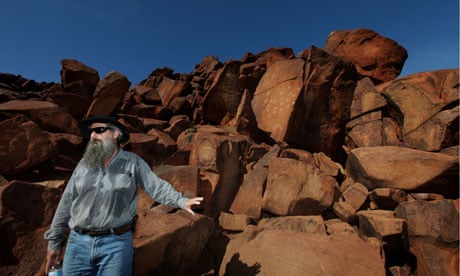 Ken Mulvaney cultural heritage specialist with Rio Tinto at the Burrup Peninsula