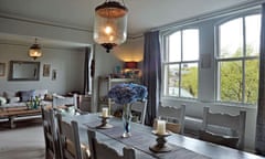 The dining area of the Rajasthan apartment in the Royal Parade Apartments