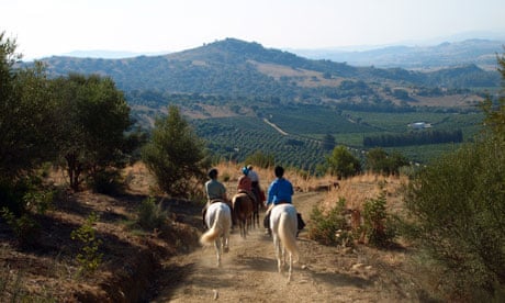 riding Andalucia - three riders