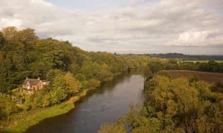 River Eden at Wetheral, Cumbria