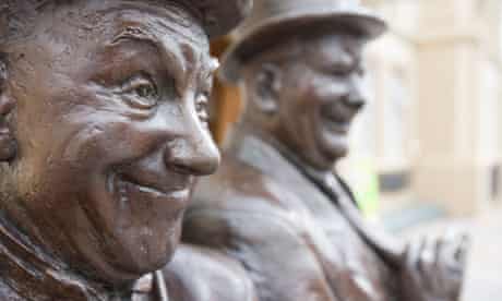 Laurel and Hardy Statue, Ulverston, Cumbria
