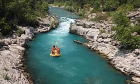 Rafting in Koprulu canyon, Turkey