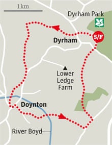 Dyrham and Doynton walk graphic