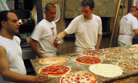 The trio of 'pizzaioli' at Pizzeria Remo