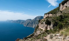 The Path of the Gods, near Praiano, on Italy’s Amalfi coast