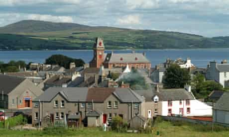Wigtown from Windyhill, Dumfries and Galloway, Scotland, UK.
