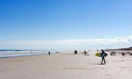 stranden vid St Augustine Beach, Florida