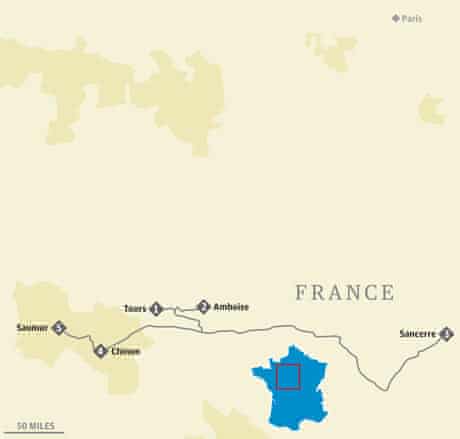 Loire valley map