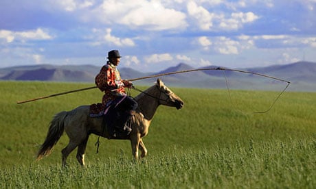 A herdsman in Mongolia 