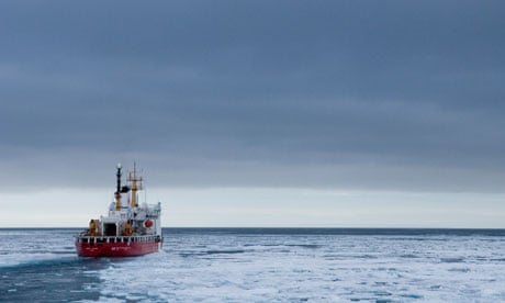 Ice breaker.
Kari Herbert's trip across the Northwest Passage.