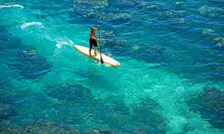 Stand Up Paddling.