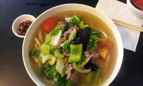 Lamb soup at Chinese Noodle Restaurant