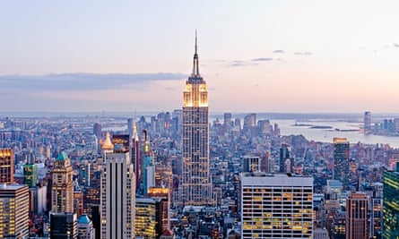View of Empire State Building, New York City